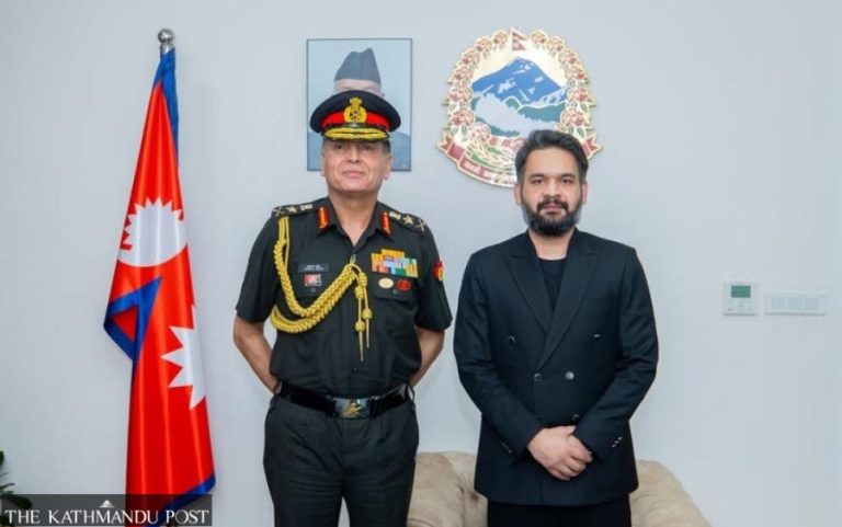 Indian Army chief meets PM Balendra Shah