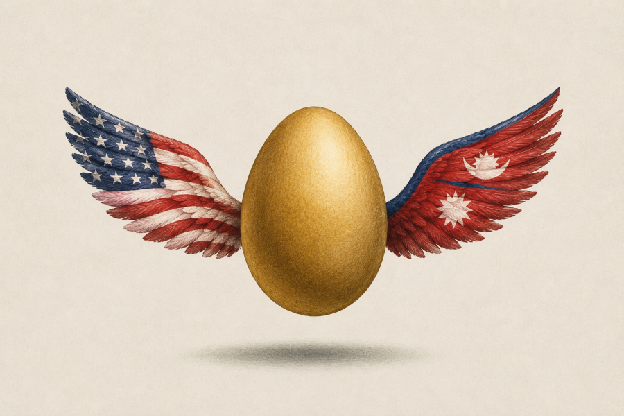 I left New York for Kathmandu. Did the egg crisis follow me?